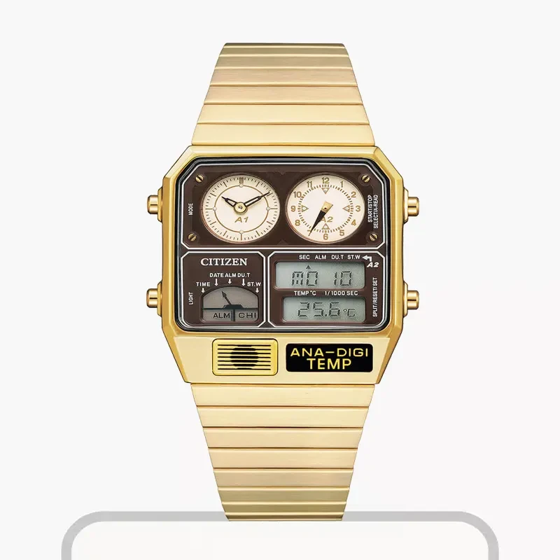 Citizen Vintage Thermometer Gold-tone Men's Watch- JG2103-72X